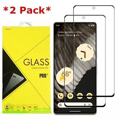 2Pack Full Cover Tempered Glass Screen Protector For Google Pixel 7 / 7 Pro / 7a • $3.95