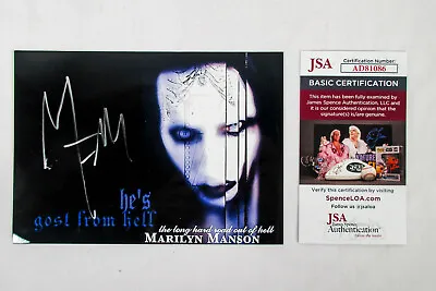 Marilyn Manson Signed Autographed Antichrist Superstar 5x7  Photo JSA COA • $319.96