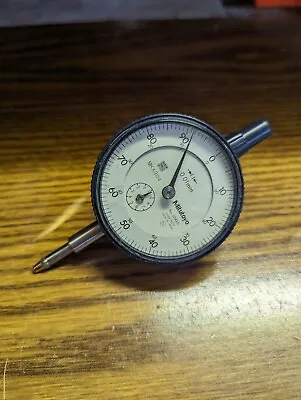 Mitutoyo 2046S 0.01mm X 10mm Metric Dial Indicator Made In Japan • $45