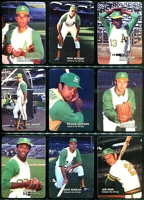 1987 Mothers Cookies OAKLAND A'S 14/28 BLUE FINGERS HUNTER JACKSON MONDAY ODOM • $1.99