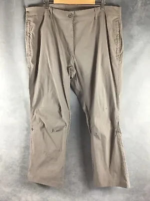 £9.99 • Buy Peter Storm Beige Walking /Hiking Trousers With Fold Back Legs Womens UK Size 18