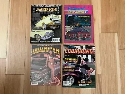 LOT Of 4 - Vintage Low Rider Magazines(3) & Calendar(1) • $26