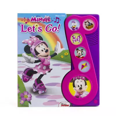 DisneyÂ® Minnie Let's Go (Disney Minnie: Play-a-Song) - Board Book - GOOD • $3.98