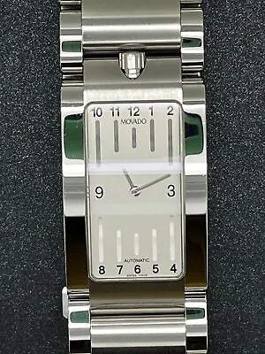 Men's Movado Elliptica Watch. 84 D5 1481 Stainless Steel Automatic 20J Sapphire • $899