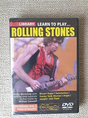 Lick Library Learn To Play Rolling Stones DVD (2006) New • £4