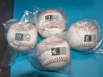 Thorza Weighted Baseballs For Throwing - Help Increase Pitch Velocity - Set O... • $45