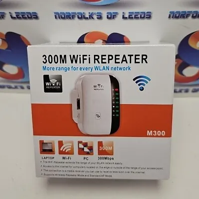 WiFi Range Extender WiFi Signal Booster Wireless Signal Amplifier 2.4GHz M • £12.99