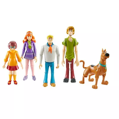 £14.99 • Buy New Scooby Doo Mystery Solving Crew 5 Figure Articulated Action Pack Set