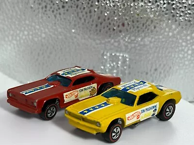 Vintage Hot Wheels Redline 1969 Mongoose & Snake – Excellent Condition  LOOK ! • $87