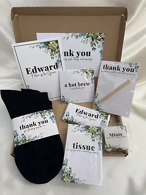 Personalised Father Of The Groom Thank You Wedding Gift Set Gifts Dad Box • £9