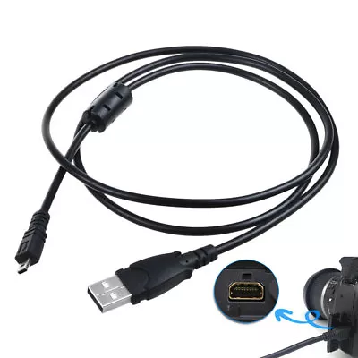 USB Data SYNC Cable Cord For Panasonic CAMERA Lumix DMC-FP7/D DMC-ZS20/a ZS20s/p • $4.99