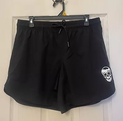 Gymreapers Mens Training Black Shorts Size Large Athletic Running Gear Gym • $32.99