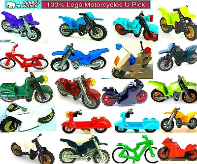 Lego Motorcycle Dirt Bike Scooter Minifigure Sport Ninja Police Bicycle Hawkeye • $1.95