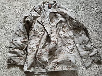 USMC Marine Corps Desert MARPAT Digital Camouflage Shirt Blouse - Small Long  • $14