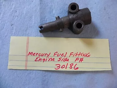 Mercury Mariner Outboard Fuel Connector Motor Side P# 30186 Light Use • $6.40