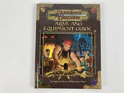 Dungeons & Dragons ARMS AND EQUIPMENT GUIDE Hardcover Book 1st Print 2003 D&D • $49.99