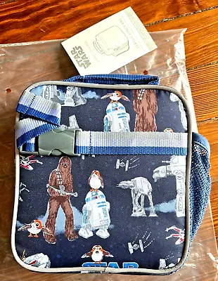 Disney School Pottery Barn STAR WARS LUNCH BOX Jedi Space Planet Gift Hans Solo • $45.87