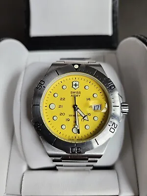 Victorinox Yellow Dive Master 300 Diver; Bracelet; Box & Papers; Rare + Awesome! • $524.99