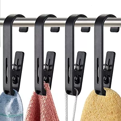 Laundry Hooks With Clips Hanger Closet Organizer Clamps Socks Boot Bras Towel... • $18.76