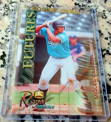 MIGUEL CABRERA 2000 Royal Futures Rookie Card RC HOT Detroit Tigers Triple Crown • $99.99