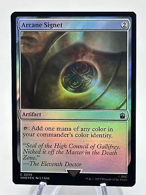 MTG Sol Ring 0245 WHO NM/M Unplayed Uncommon Artifact Foil • $6.25