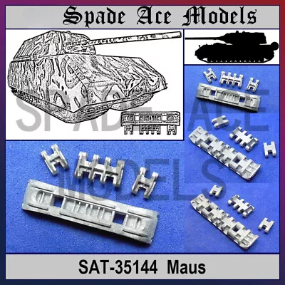 1/35 SAT-35144 German Mouse Maus Super Heavy Tank Metal Track • $39.99