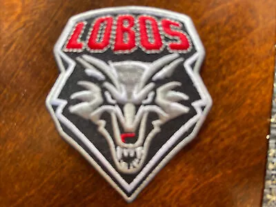 University Of NEW MEXICO LOBOS Vintage Embroidered Iron On Patch 3” X 2.25” • $6.79