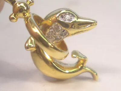 Designer Dolphin Ore   Dolphin Necklace   Pendant Fish  Sea Life      Pat39 • $7.95