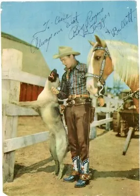 Roy Rogers - Signed Vintage Book Photograph • $44