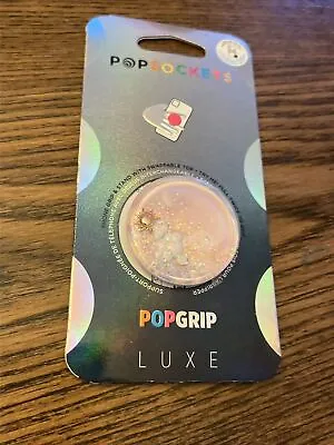 PopSockets PopGrip Luxe Phone NEW Dreamy Whirl Sun & Clouds Glitter Grip Stand • $13.79