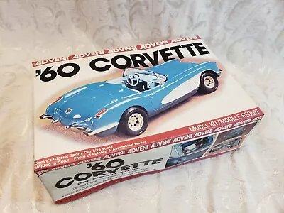 Vintage Revell Advent Model Kit - '60 Corvette - 1/25 Scale 1979 Open Box • $24.95