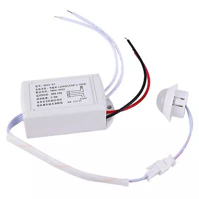 Mini 180V-240V Adjustable LED IR Infrared Motion Sensor Detector Switch • $9.44