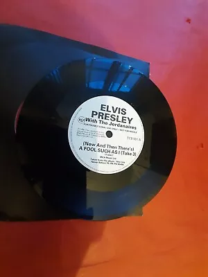 Elvis Presley – (Now And Then There's) A Fool Such (Take 3)  - 1990 UK 7  PROMO • $18.59