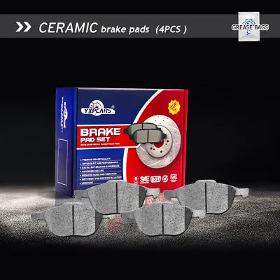Front Ceramic Disc Brake Pads For Ford Focus Mazda 3 5 Volvo C30 C70 S40 V50 • $28.17