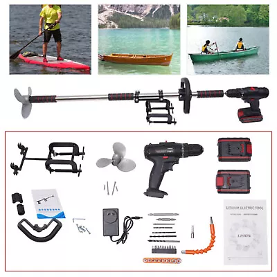 $136 • Buy 330LBS Electric Trolling Motor Inflatable Boat Fishing Kayak Outboard Engine 36V