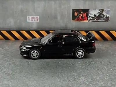 REAL-X / 1:72 Mitsubishi Lancer Evolution III (Black). • $12.31