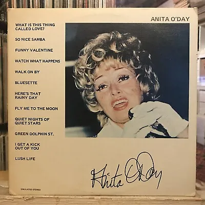 $15 • Buy [SOUL/JAZZ]~EXC LP~ANITA O'DAY~Anita And Rhythm Section~{1971~GLENDALE~Issue]