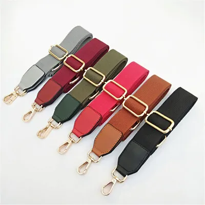 Pure Color Wide Shoulder Bag Strap Handbag Belt Adjustable Crossbody Bag Strap • $14.98