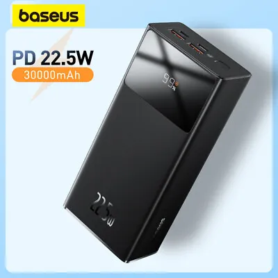 $47.99 • Buy Baseus 30000mAh Power Bank 22.5W Fast Charging Portable Charger External Battery