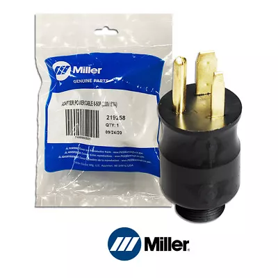 Genuine Miller 219258 MVP Adapter Plug For Power Cable 6-50P • $34.89