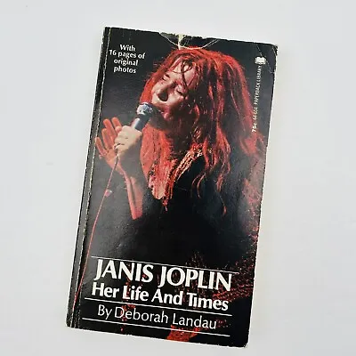 Janis Joplin Her Life And Times Paperback 1971 • $23.90