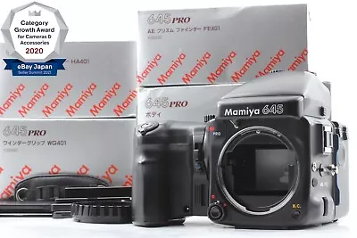 **NEAR MINT In BOX** Mamiya 645 Pro Body + AE Prism Finder + 120 Film Back Japan • $649.99