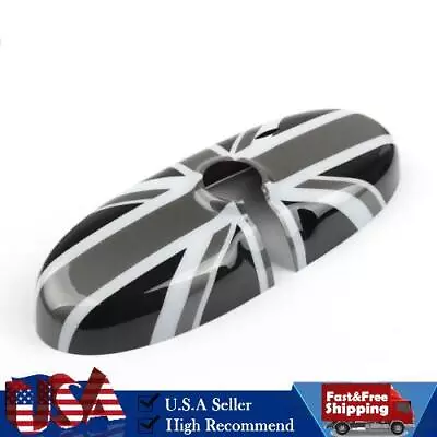 Black Union Jack UK Flag Rear View Mirror Cover For MINI Cooper R55 R56 R57 US ️ • $20.70