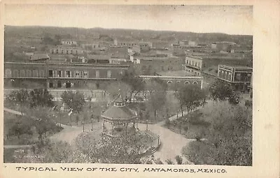 Typical View Of City Matamoros Tamaulipas Mexico Albertype Co. C1910 Postcard • $19.89