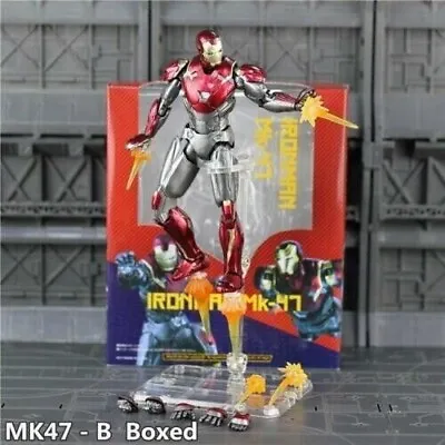 SHF S.H. Figuarts Marvel Avengers Iron Man Mk-47 Action Figure New In Box • £35.99
