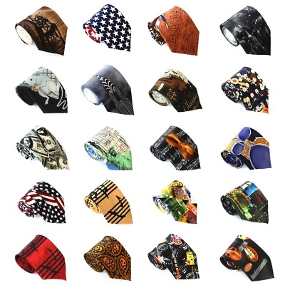 £6.99 • Buy Printed Premium Collection Wide Ties - Musical/USA/Novelty
