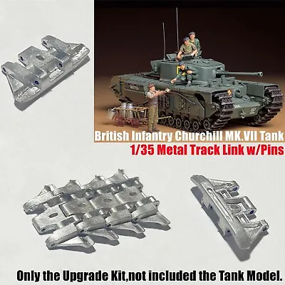 1/35 British Infantry Churchill Tank Lead-tin Alloy Track Links W/Metal Pins • $41.89