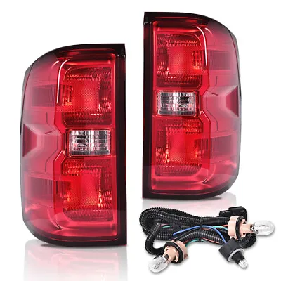 $79.90 • Buy Rear Tail Lights Brake Lamps W/ Wiring Harness Fit For 2014-2019 Chevy Silverado