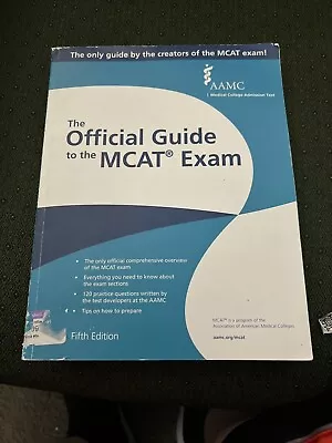 MCAT- The Official Guide To The MCAT Exam Fifth Edition • $10