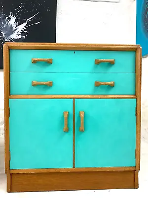 G Plan Cabinet Beautifully Upcycled With A Modern Take On Retro Colours • £220